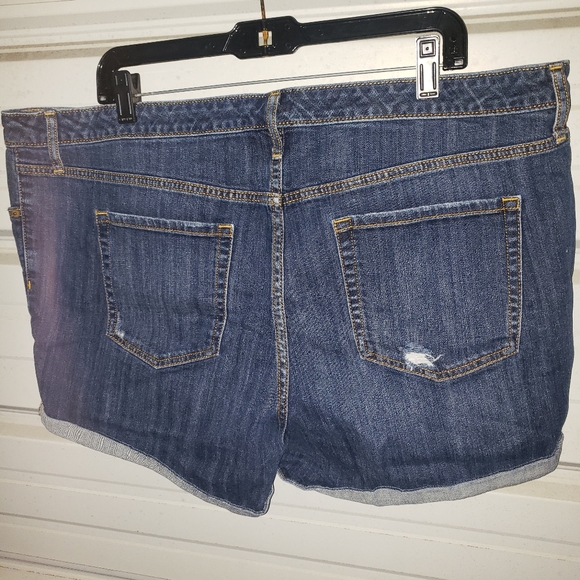 Plus Size 22 women's denim Jean shorts Ava Viv - Picture 2 of 3